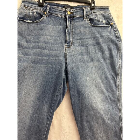 Judy Blue Dad Jeans 20W Stretch Comfy High Waist Plus - Picture 3 of 12